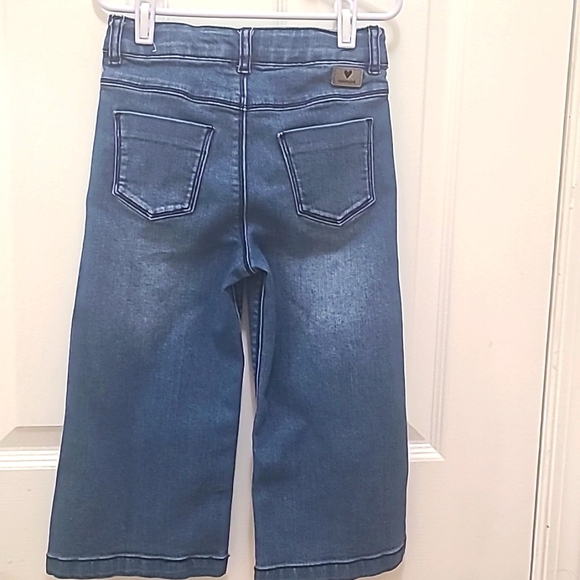 Catimini fancy jeans decorated with the leafs embroidery for a girl size… - Picture 3 of 12